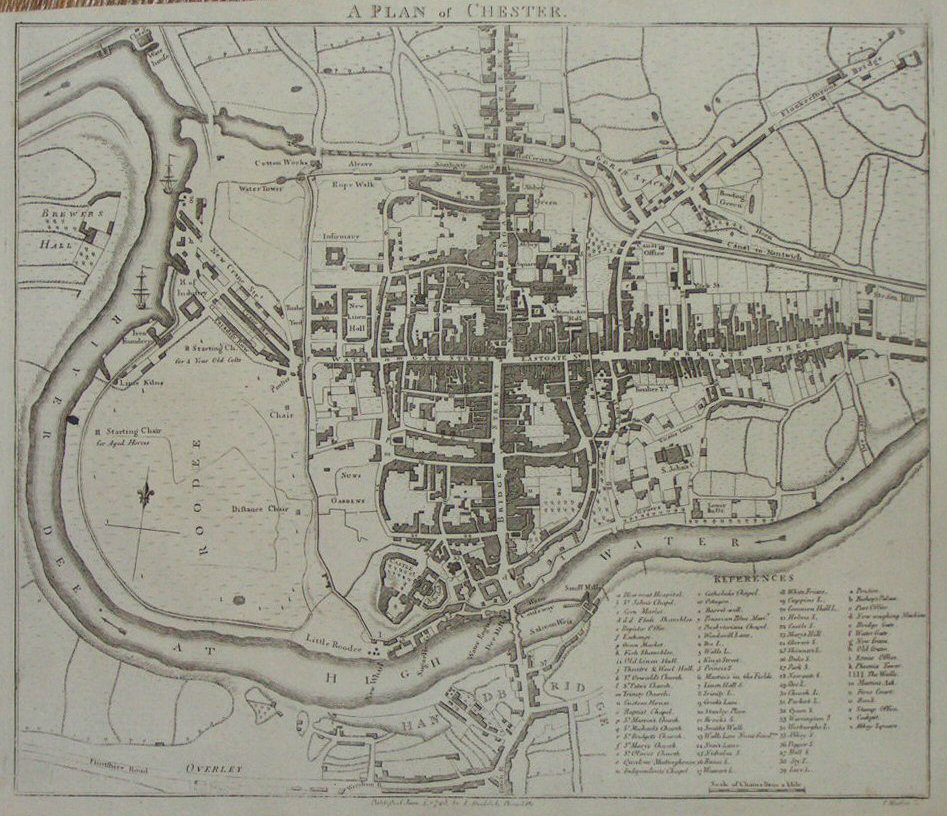 Map of Chester - Chester